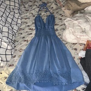 Blue beach dress